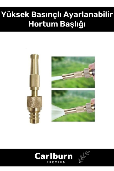 Carlburn 15mm Premium serija - Visokotlačna podesiva mlaznica za crevo, za ba...