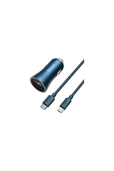 Baseus Golden Contactor Pro 40w USB Type-c Dual Fast Car Charging Head Type-c...