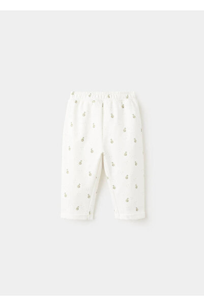 MANGO Baby Desenli pamuklu jogger pantolon