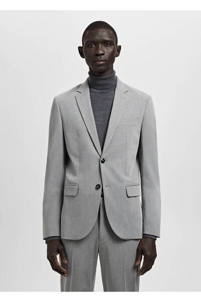 MANGO Man Streç kumaştan süper dar kesim blazer ceket