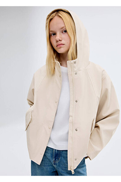 MANGO Kids Geaca impermeabila cu gluga