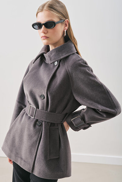 Manuka Premium Wide Coat Gray
