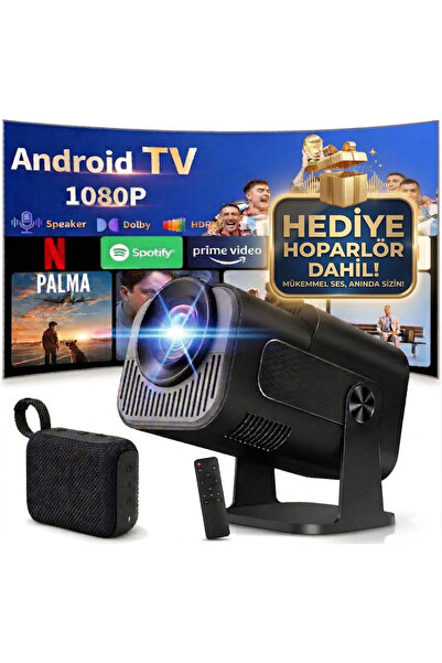 Teknomie Ultra HD Yeni Nesil Akıllı Prokesiyon Cihazı, Otomatik Ayarlama, Dahili Hoparlör