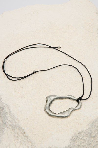 Manuka Abstract Winged Pendant Silver