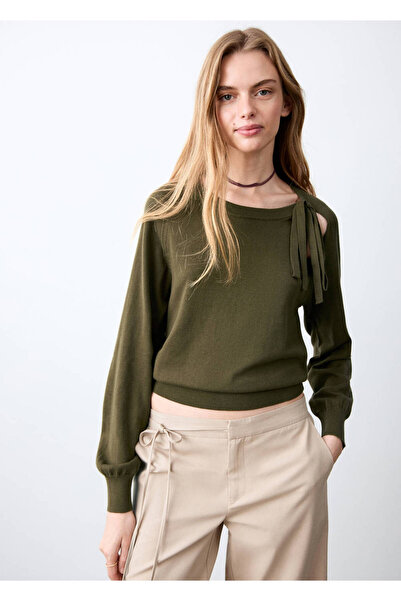 Bowknot knitted sweater