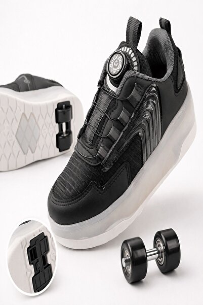 MUGGO FLOW Çocuk Işıklı Patenli Tekerlekli Sneaker Spor Ayakkabı