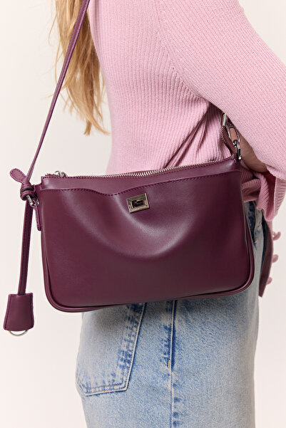 Manuka ARTE MİNİ BAGET ÇANTA VİŞNE