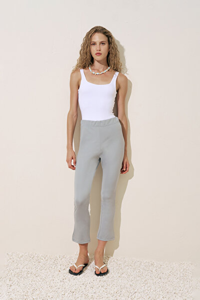 Manuka FLARE PAÇA TESETTÜR MAYO PANTOLON MAVİ