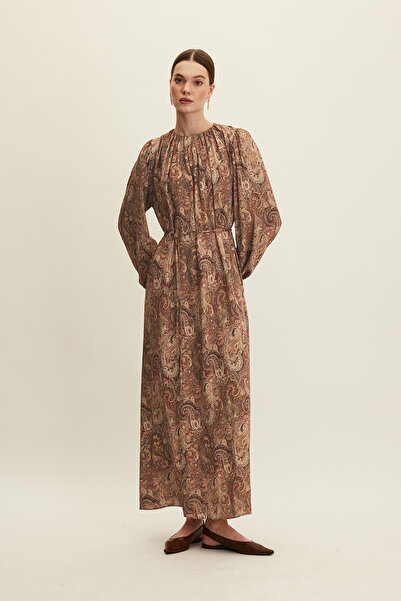 Manuka Viskose-Kleid mit Amora-Muster