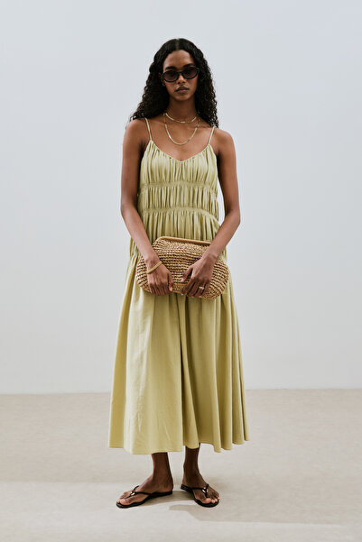 Manuka ΦΟΡΕΜΑ ΜΕ ΧΡΥΣΟΠΡΟΣΩΠΗ ΛΕΠΤΟΜΕΡΗ ΣΤΟΥΡΕΣΗ ΜΑΛΑΚΟ ΠΡΑΣΙΝΟ