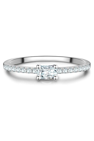 Trilani Silberring Ring Sterling Silber Zirkonia weiß
