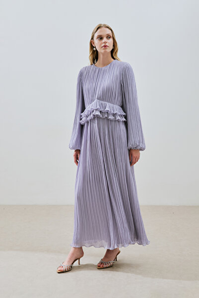 Manuka MİLA ΠΑΝΤΡΕΜΕΝΟ ΦΟΡΕΜΑ ΠΛΑΤΕΣ ΛΙΛΑ