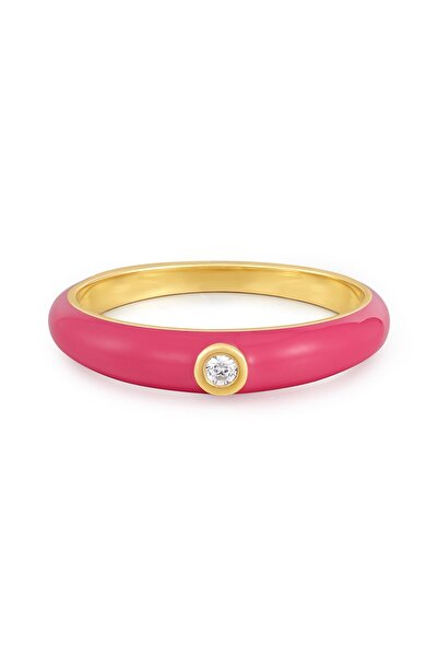 Glanzstücke München Silberring Ring Sterling Silber gelbgold Zirkonia weiß Em...