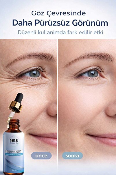 1618 Kozmetik Yaşlanma Karşıtı Yüz Bakım Serumu 30 ML