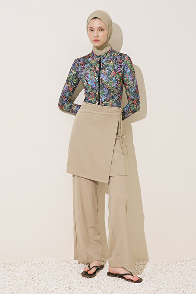 Manuka ANVELOP GESCHLOSSENER BADEANZUG RÖCKCHEN GRÜN