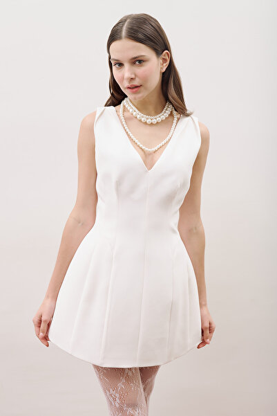 Manuka ΒΡΑΔΙΝΟ ΦΟΡΕΜΑ OLIVIA ECRU