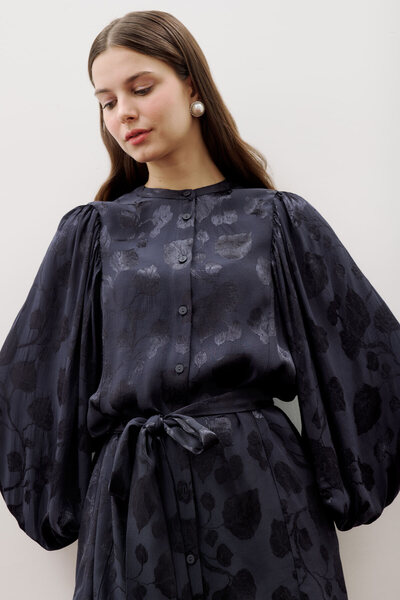 Manuka ΠΟΥΚΑΜΙΣΟ ΖΑΚΑΡ ΣΑΤΕΝ ΣΚΟΥΡΟ ΜΠΛΕ