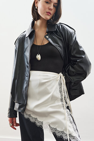 Manuka DANTEL ŞERİTLİ BEL AKSESUAR EKRU