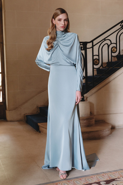 Manuka ΒΡΑΔΙΝΟ ΦΟΡΕΜΑ L'AMOUR ΜΕ ΠΕΤΡΕΣ ΜΠΛΕ