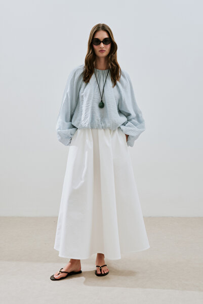 Manuka ΜΠΛΟΥΖΑ ΜΠΛΕ ΣΤΟΥΡΗ ΣΤΥΛ ΜΠΑΛΟΝΙ