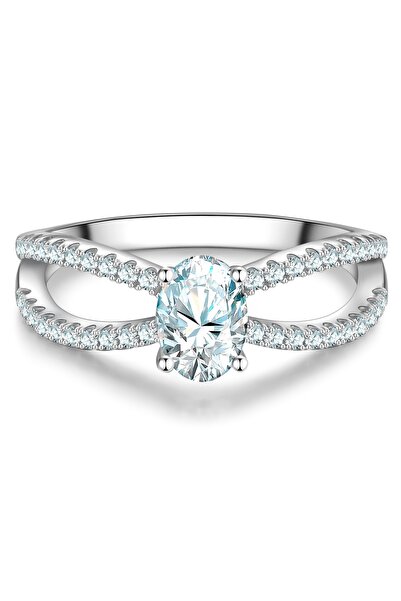 Trilani Silberring Ring Sterling Silber Zirkonia weiß