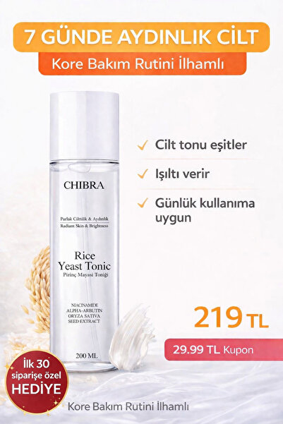 CHIBRA PİRİNÇ MAYASI TONİĞİ 200 ML LANSMANA ÖZEL FİYAT