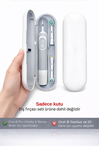 Wober Şarjlı Diş Fırçası Seyahat Kutusu , Koruma/ Saklama Kabı. Pro, Vitality...