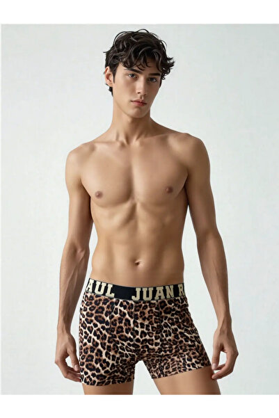 Juan Raul : Patterned Boxer - Leopard Pattern