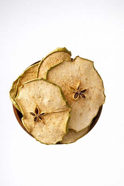 Mandal Dried Green Apples and Red Apples 100 Grams of Dried Apples Dried Fruit Slices