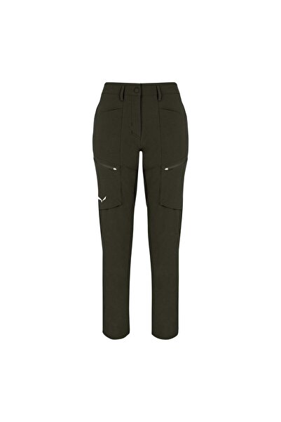 Salewa Pantaloni trekking dama Puez Durastretch Cargo-Kaki-46/40