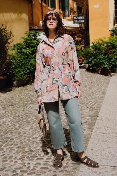 Manuka Πουκάμισο με πλούσια σχέδια