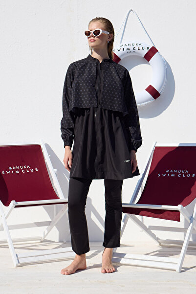 Manuka Σετ μαγιό 3 τεμαχίων Windbreaker Hijab - Λογότυπο