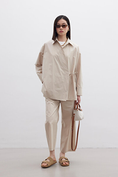 Manuka Premium Διπλό Πουκάμισο - Camel