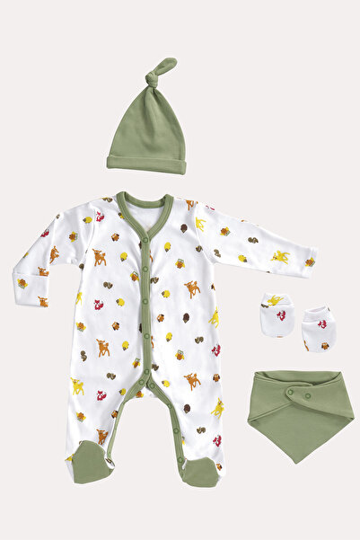 MAMA PADRE Animal Yenidoğan Mini Set - 4 Parça