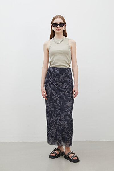 Manuka Wzorzysta spódnica z tiulu