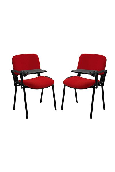 Ofisbazaar Form 2'li Yazı Tablalı Kolçaklı Sandalye – Toplantı, Eğitim ve Sem...