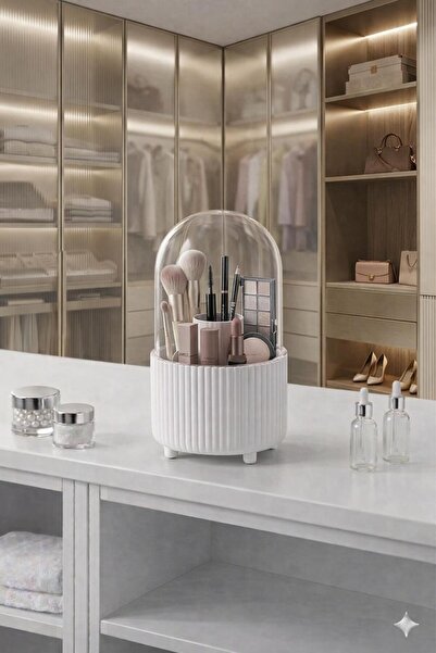 Blackstar Θήκη οργάνωσης μακιγιάζ και κοσμημάτων - Λευκό