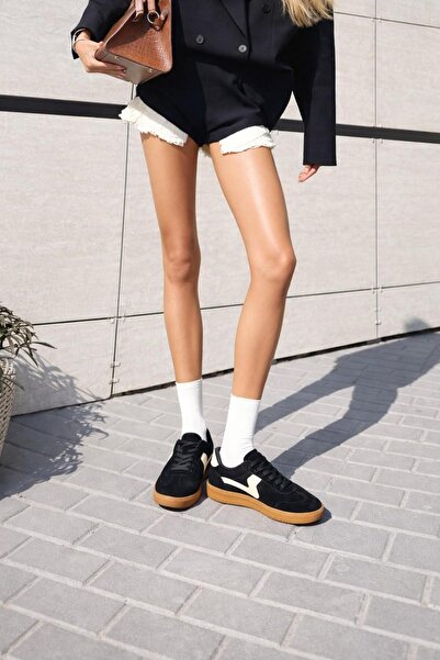 Bambi Siyah Kadın Sneaker K01705018172