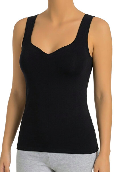 Öts Γυναικείο Αθλητικό Τοπ με Χοντρό Λουράκι και Λαιμόκοψη Καρδιά (96% Βαμβάκ...