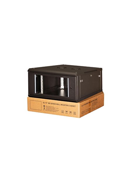 Lande - 6U 19" Wall Mounted Rack Cabinet – Width: 600 mm |   Depth: 600 mm – ...