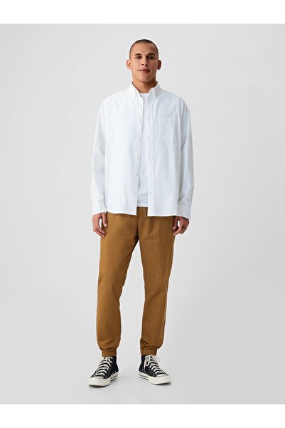 GAP Erkek Kahverengi GapFlex Slim Jogger Pantolon