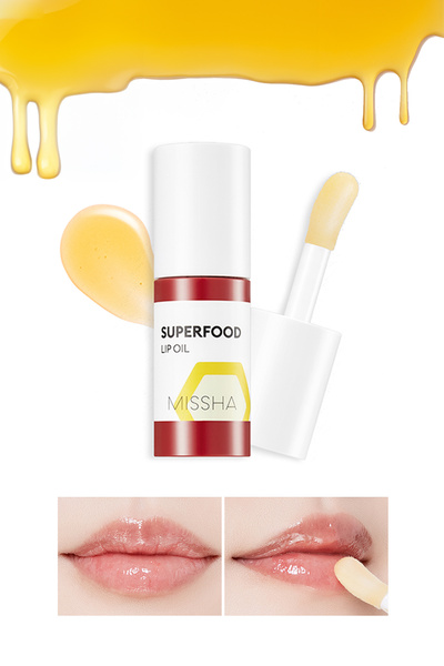 Missha Dudakları Nemlendiren ve Besleyen Bal Özlü Dudak Bakım Yağı Super Food...