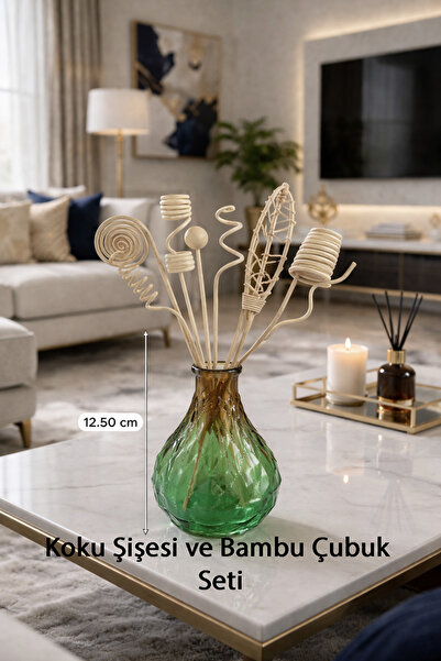 Emsay Store Μοναδικό Μοντέρνο Διακοσμητικό Βάζο & Σετ Αρωματικών Στικς από Μπ...