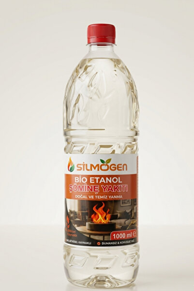 silmogen 1 LT (1000 ML) Bio Ethanol Sıvı Şömine Yakıtı