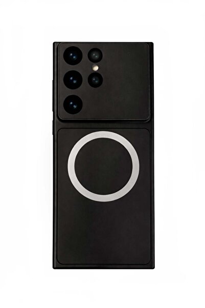 Vissona Samsung Galaxy S24 Ultra Uyumlu Kamera Korumalı Magsafe Wireless Şarj...