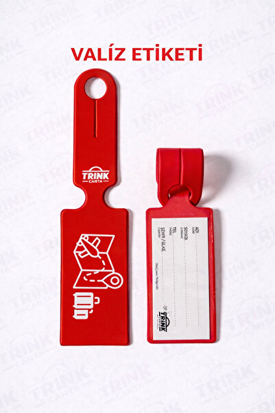 Trink Çanta Ετικέτα βαλίτσας και ετικέτα αποσκευών 1 τεμάχιο ενιαίου μεγέθους...