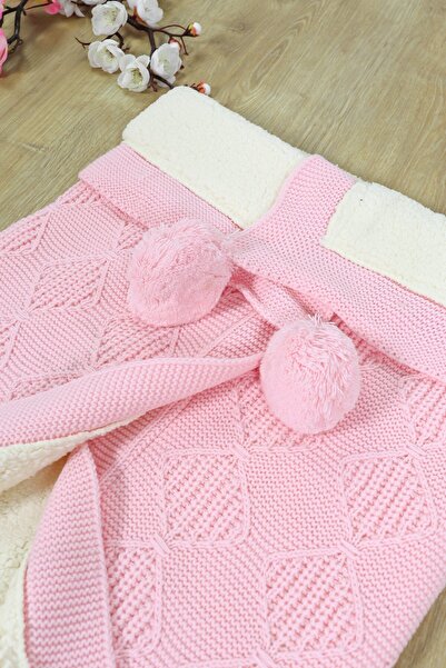 Sitilin Baby Girl Pink Knitwear Blanket Welsoft Stl4944
