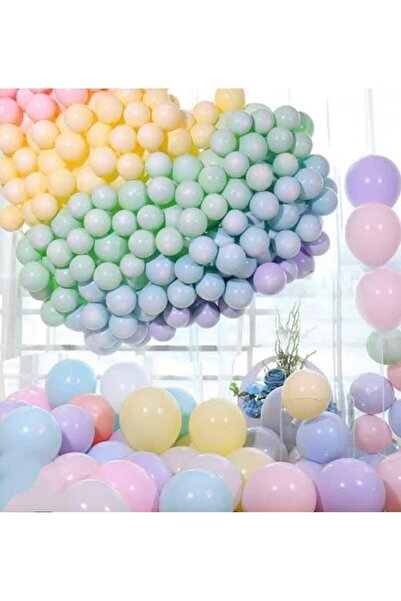 PARTİ AŞKI 5 Inç Minik Lateks Balon 12,5 Cm - 20 Adet Doğum Günü Parti Balonu...