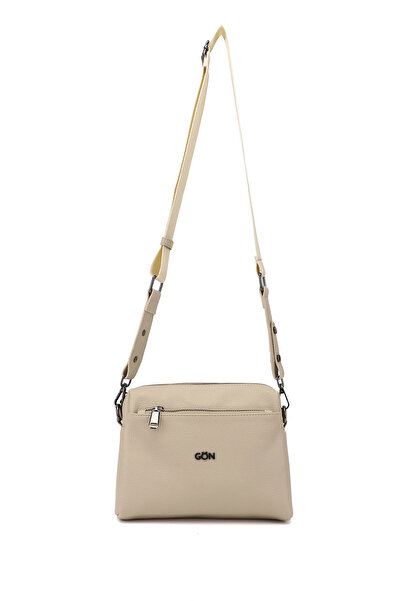 GÖNDERİ(R) Women's Beige Long Strap Shoulder Bag