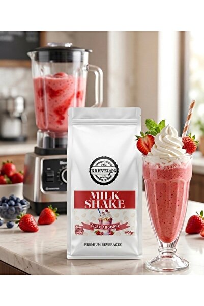 KAHVELOG Milkshake Çilek Aromalı 1000gr